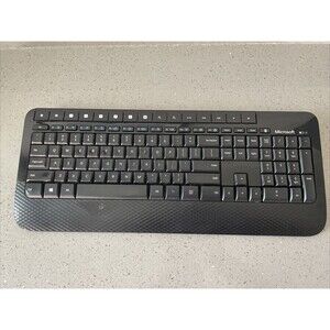 Microsoft Wireless Keyboard 2000 - Model 1477 No Dongle Untested